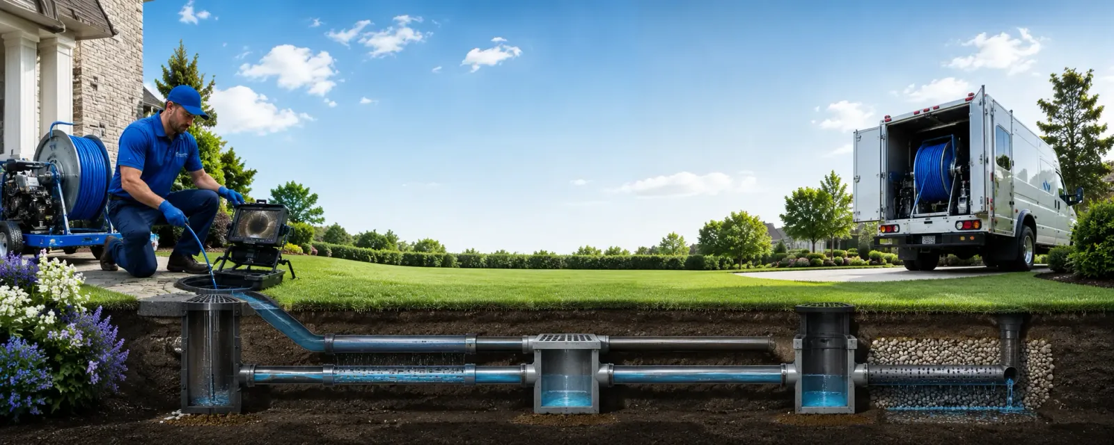 Outdoor drain cleaning information for Elyria, OH